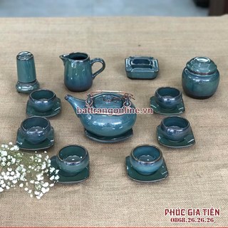 Bộ ấm chén gió biển kèm phụ kiện