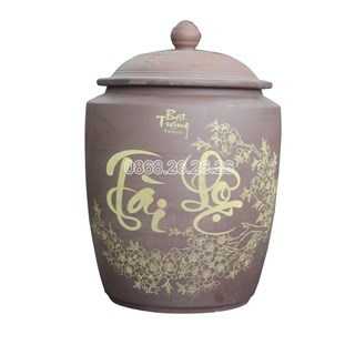 Hũ sành đựng muối - phong thủy tài lộc 5kg