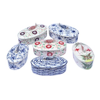 Hộp đựng bánh mứt kẹo - 6 chiếc - dài 15cm