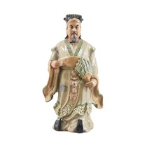 Tượng Khổng Minh - men rạn - cao 80cm